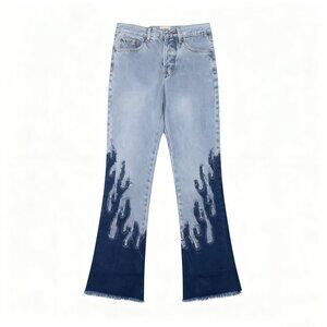 Gallery Dept 23Fw Flame Bootcut Jeans Blue